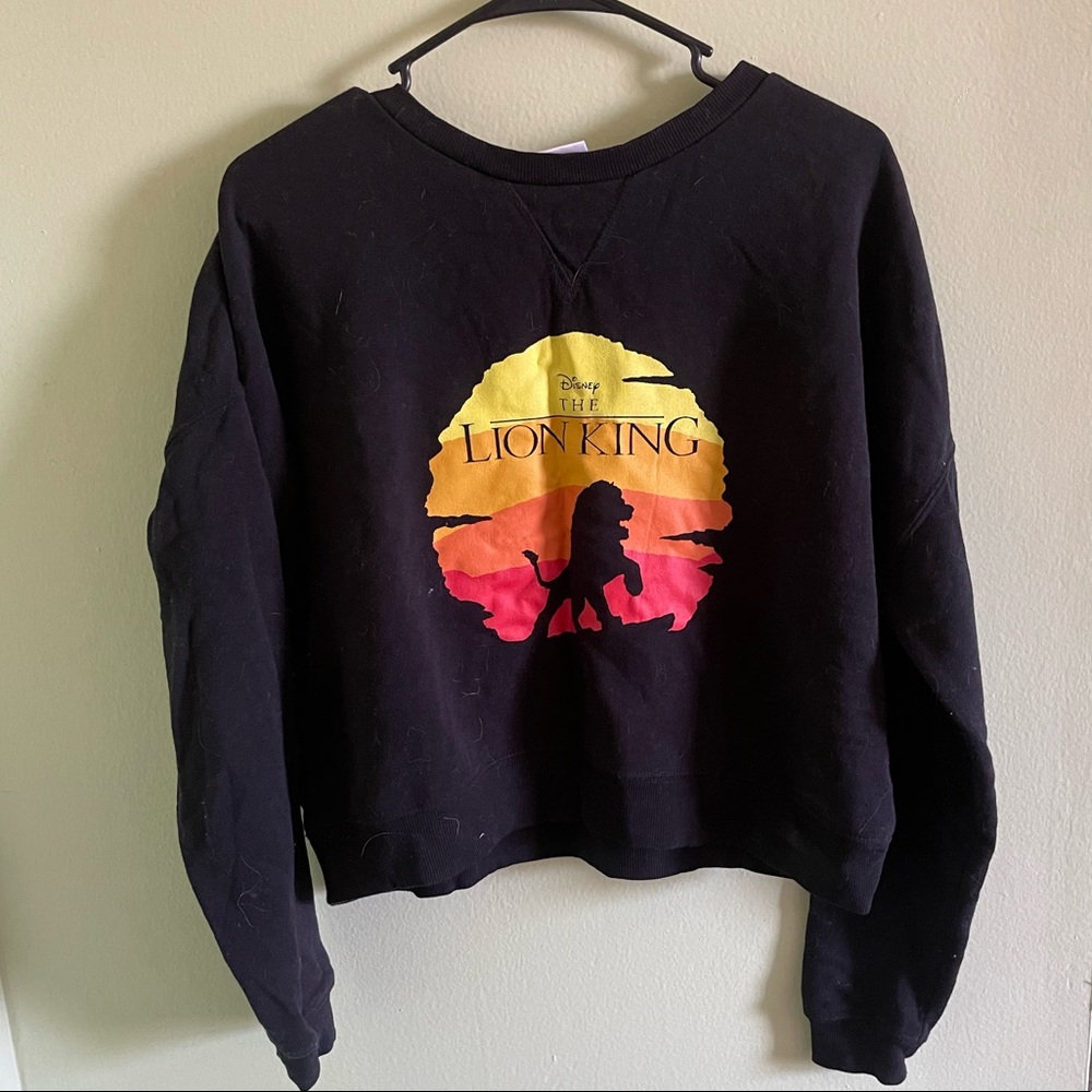 Disney Lion King Crop Sweater